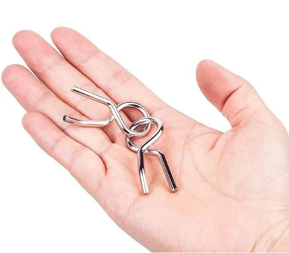 Metallipalapelin rengassarja | Looginen palapeli lapsille ja aikuisille, joilla on useita haasteita