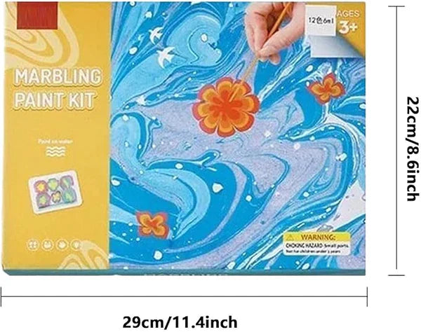 Värivärisetti lapsille | Luova vesitaidesetti, jossa on värejä , työkaluja ja tarjottimia hauskaan maalaamiseen ja oppimiseen