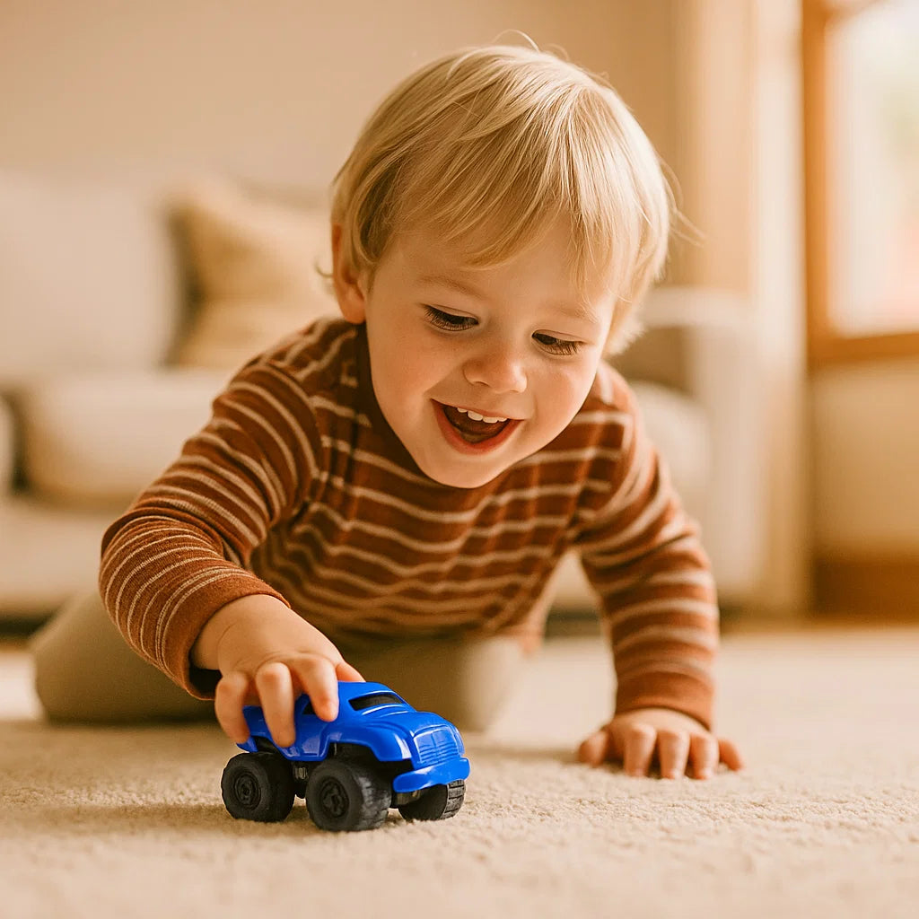 Mini leluautot pikkulapsille | Sisäleikkiin ja motoristen taitojen varhaiskehitykseen tarkoitetut inertiakulkuneuvot