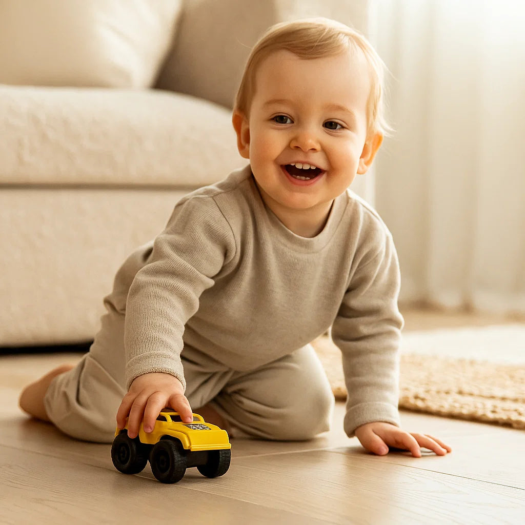 Mini leluautot pikkulapsille | Sisäleikkiin ja motoristen taitojen varhaiskehitykseen tarkoitetut inertiakulkuneuvot