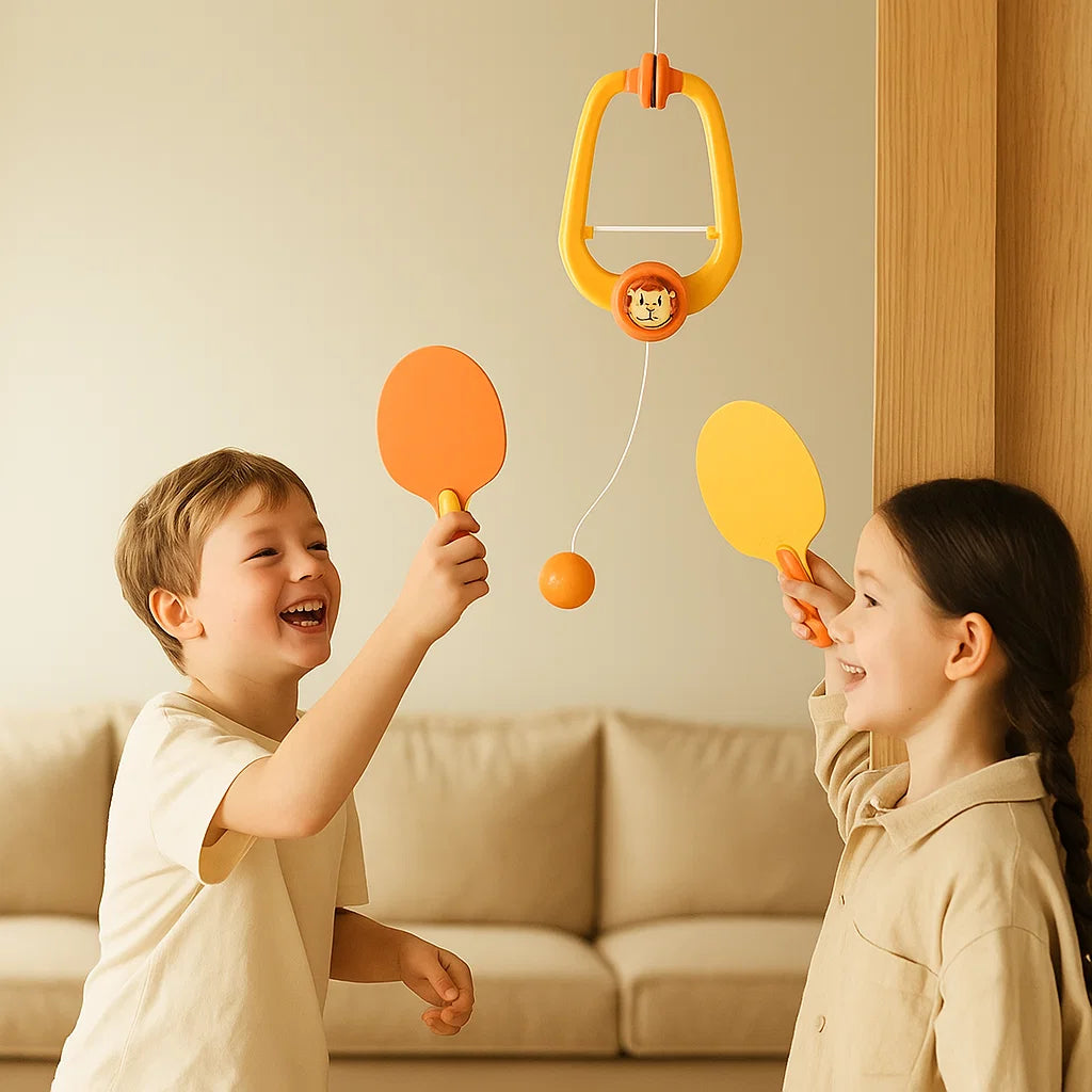 Pöytätennisharjoituslelu lapsille ⎜ Ripustettava reaktiopeli koordinaation ja vuorovaikutuksen kehittämiseen