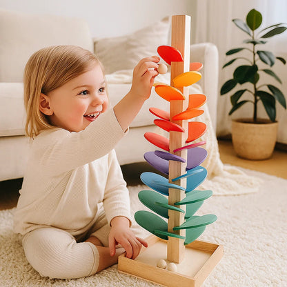 Lasten puinen lepakko | Värikäs musiikkipeli motorisiin taitoihin ja varhaiseen oppimiseen