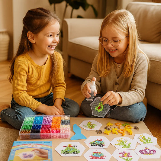 DIY vesihelmi askartelupakkaus lapsille | Luova opetuslelu värikkäiden 3D - muotojen ja kuvioiden rakentamiseen