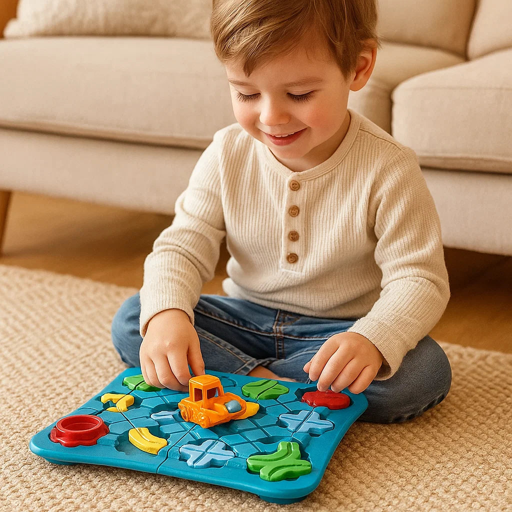 Labyrinttipalapelit lapsille | Opetuslelu, jossa on palloja ja auto logiikkaa ja ongelmanratkaisua varten