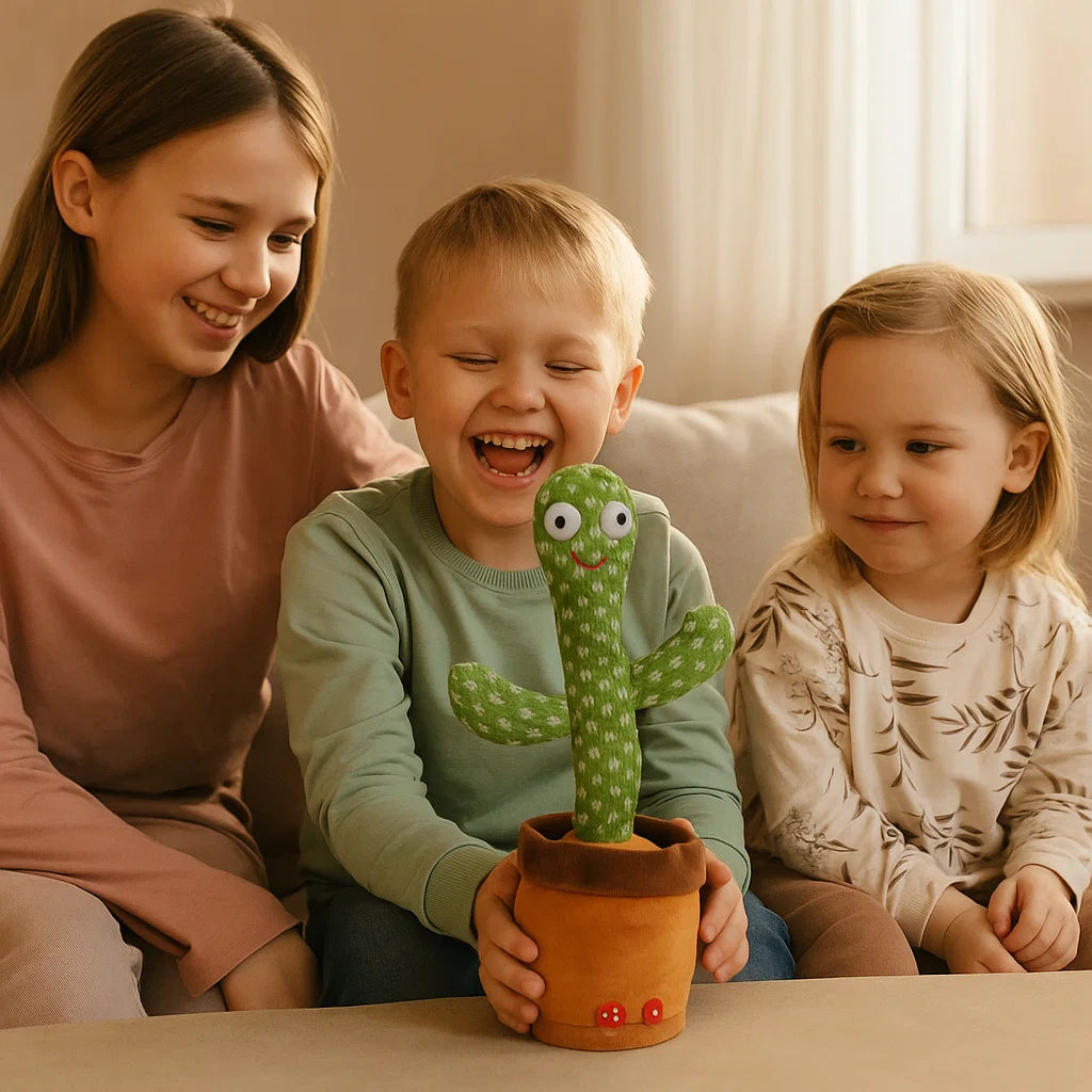 Tanssiva kaktuslelu lapsille | Laulavat pehmolelut, joissa on valot ja äänen jäljittely interaktiiviseen musiikkihupailuun
