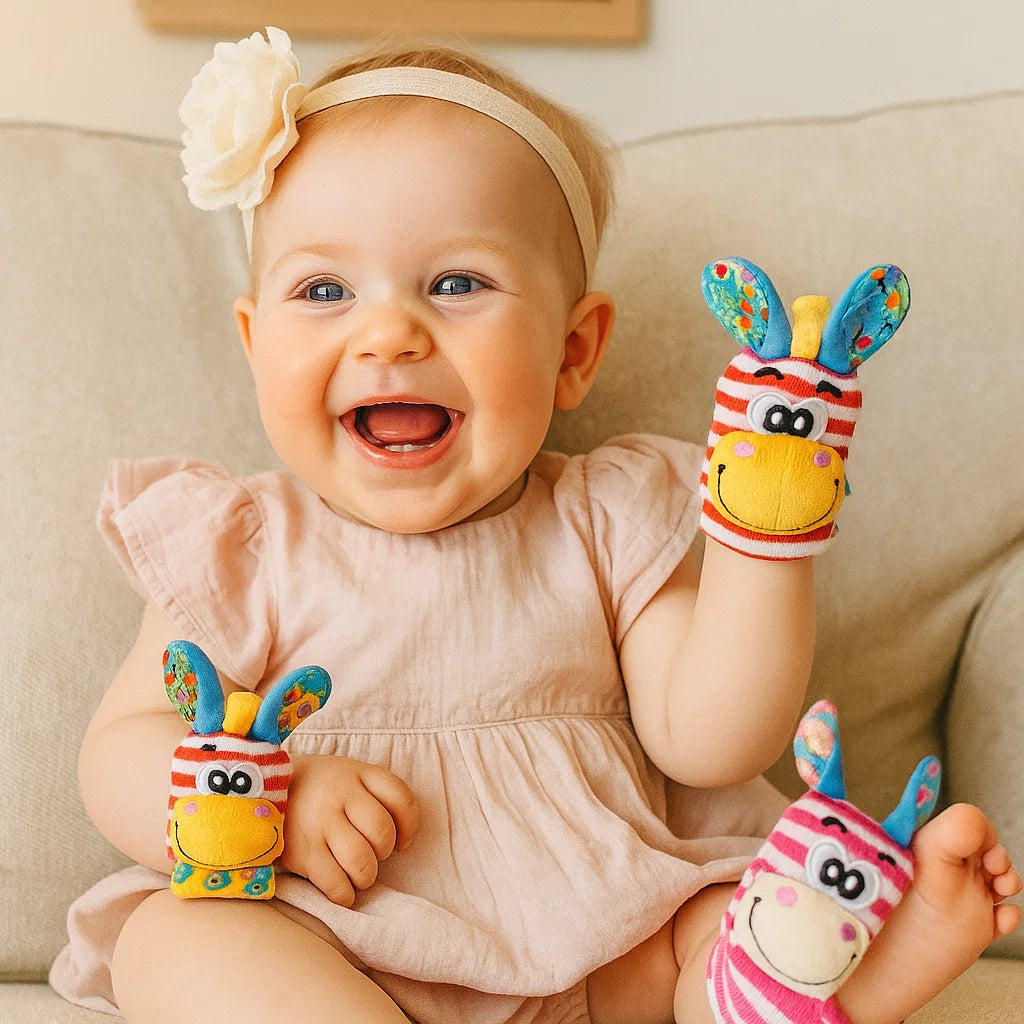 Babyrangle-, ranne- Ja sukkasarjat | Värikkäitä aistileluja varhaiseen oppimiseen ja motoristen taitojen kehittämiseen