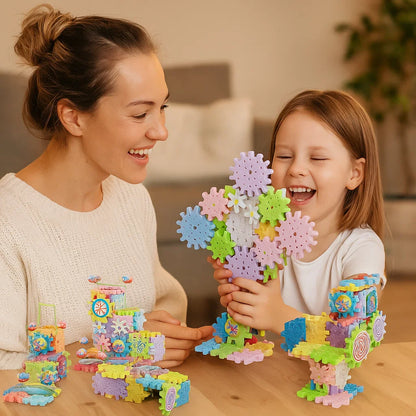 Mekaaniset rakennuspalikat lapsille | Sähköiset stem - lelut luovaan leikkiin ja hauskaan varhaiseen oppimiseen