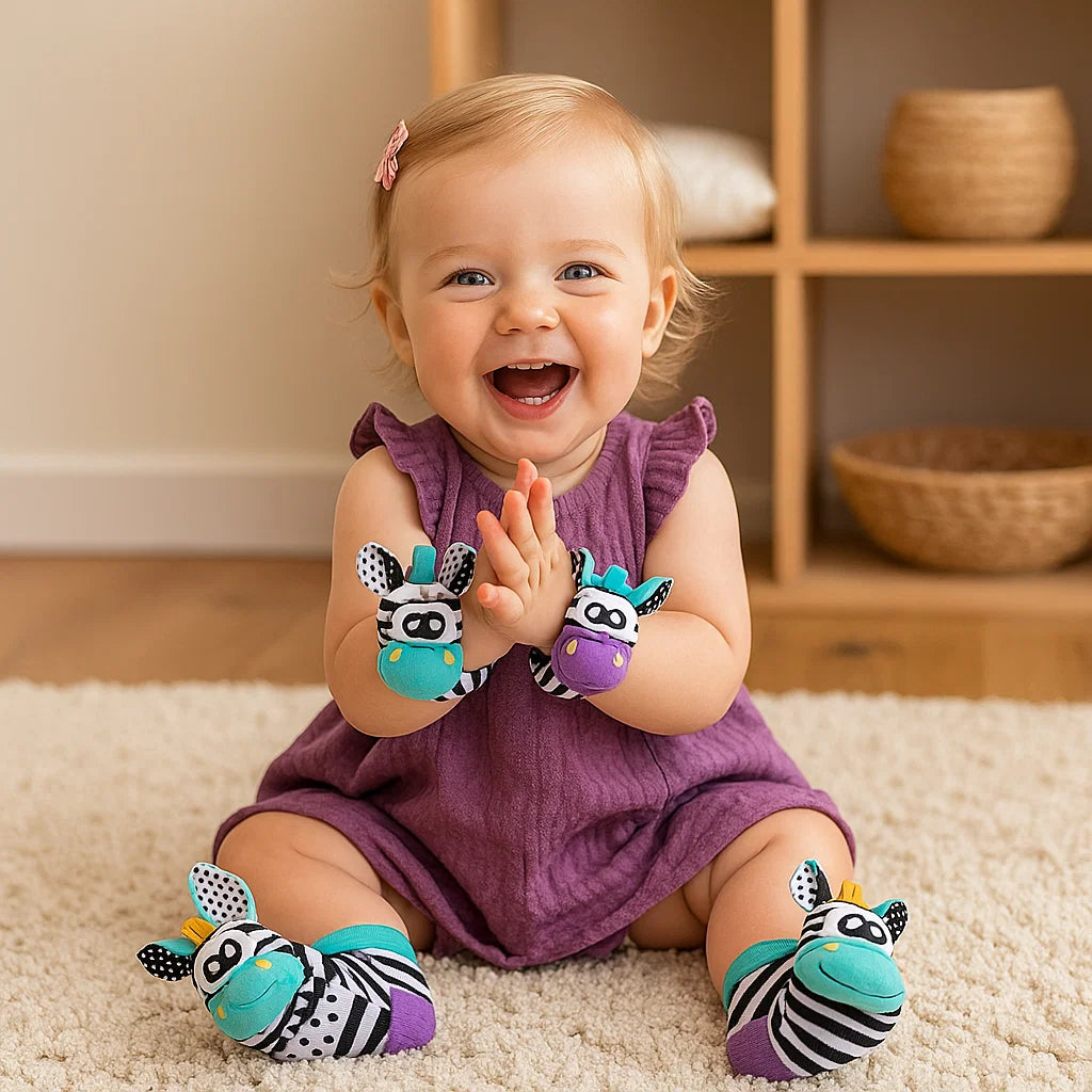 Babyrangle-, ranne- Ja sukkasarjat | Värikkäitä aistileluja varhaiseen oppimiseen ja motoristen taitojen kehittämiseen