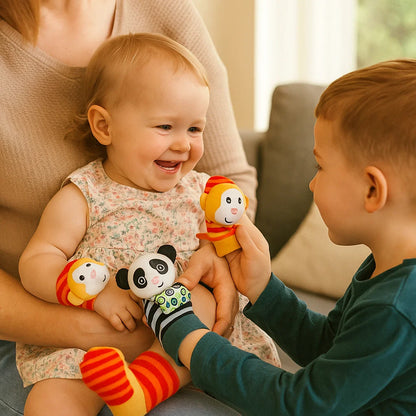 Babyrangle-, ranne- Ja sukkasarjat | Värikkäitä aistileluja varhaiseen oppimiseen ja motoristen taitojen kehittämiseen