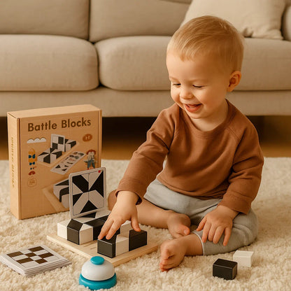 Kolmen palapelin palapeli | Oppimispeli lapsille korttien ja lautapelien avulla