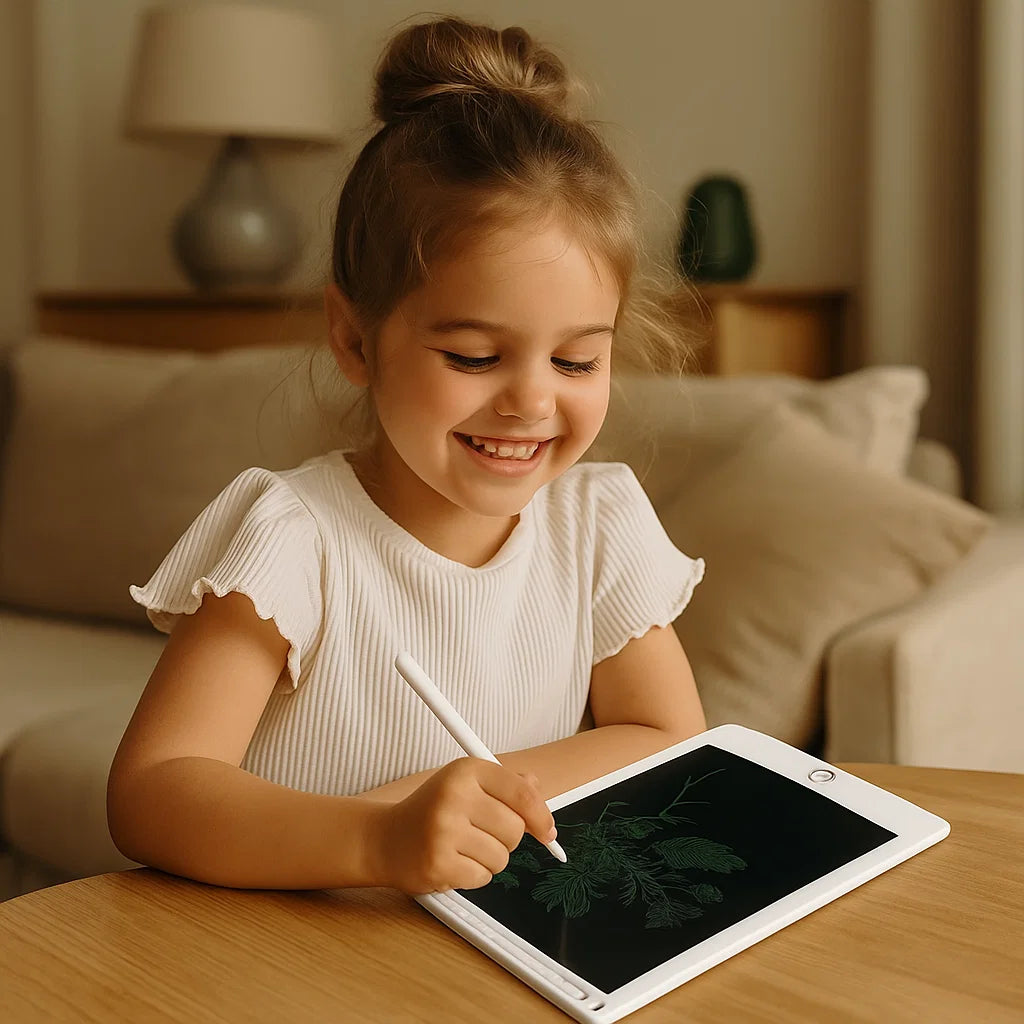 LCD - piirustustaulu lapsille | Uudelleenkäytettävä käsinkirjoitustaulu luovaan oppimiseen ja siistiin piirtämiseen