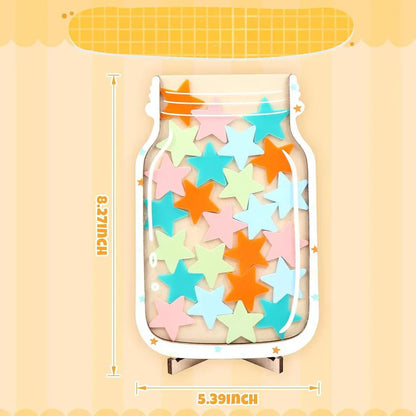 Tähtipalkintopurkki lapsille | Motivaatioväline hyvään käytökseen ja kurin oppimiseen